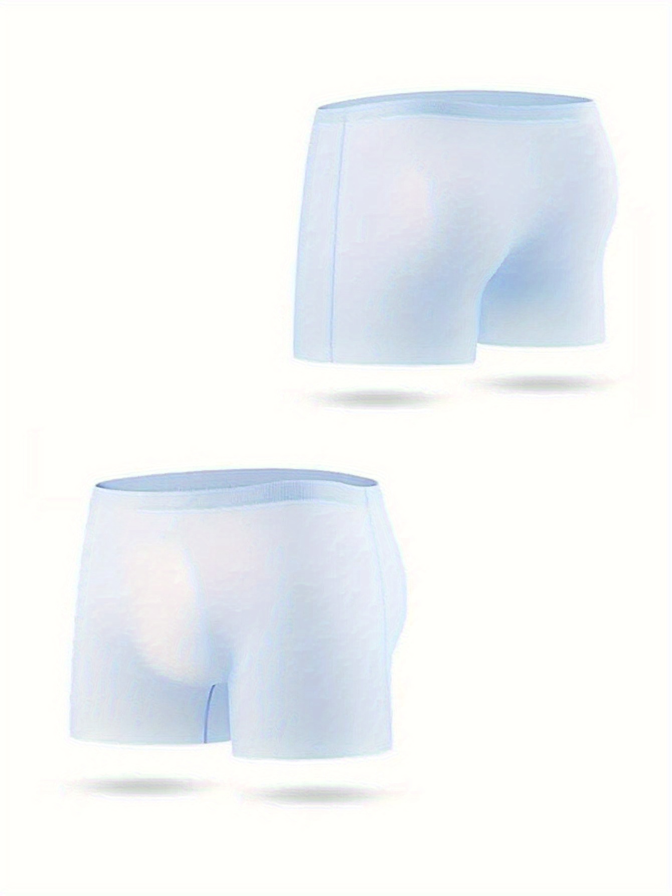 6pcs mens ice silky boxers breathable stretch plus size underwear Product details 1