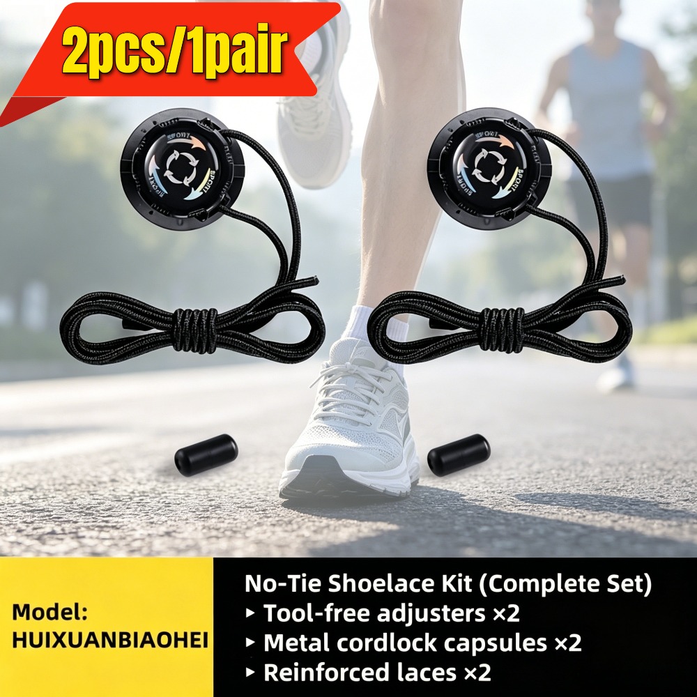 TEMU 2pcs/1 Paire de Boucles Rotatives Améliorées de 5ème Génération Lacets, Verrous de Chaussures Lacets, Ajustement Rotatif pour la Rigidité,