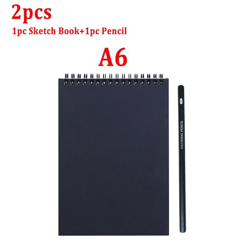 TEMU 2pcs Set: Include 1 Sketch Book And Sketching Pencil, Top Spiral Bound , 1pc 30-sheets, Acid Free Art Sketchbook Artistic Drawing Painting For