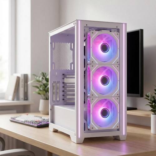 dl 1 3 in 1 wireless argb rgb pc fan kit with prism compatible for 240mm 360mm water cooling systems server computer case cooling argb sync for pc case fans and radiator cooling units