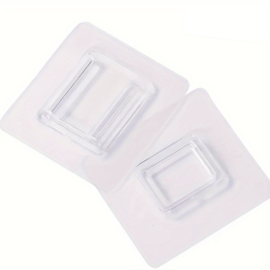 E-shop 10 Stück Abnehmbare Klebehaken ohne Bohren / Transparentes, starkes Saugnapf-Design / Universal-Aufkleber für Duschraum, Bad, Küche / und