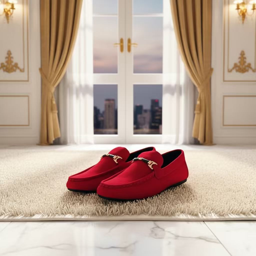 red dress shoes men sold on Temu United States