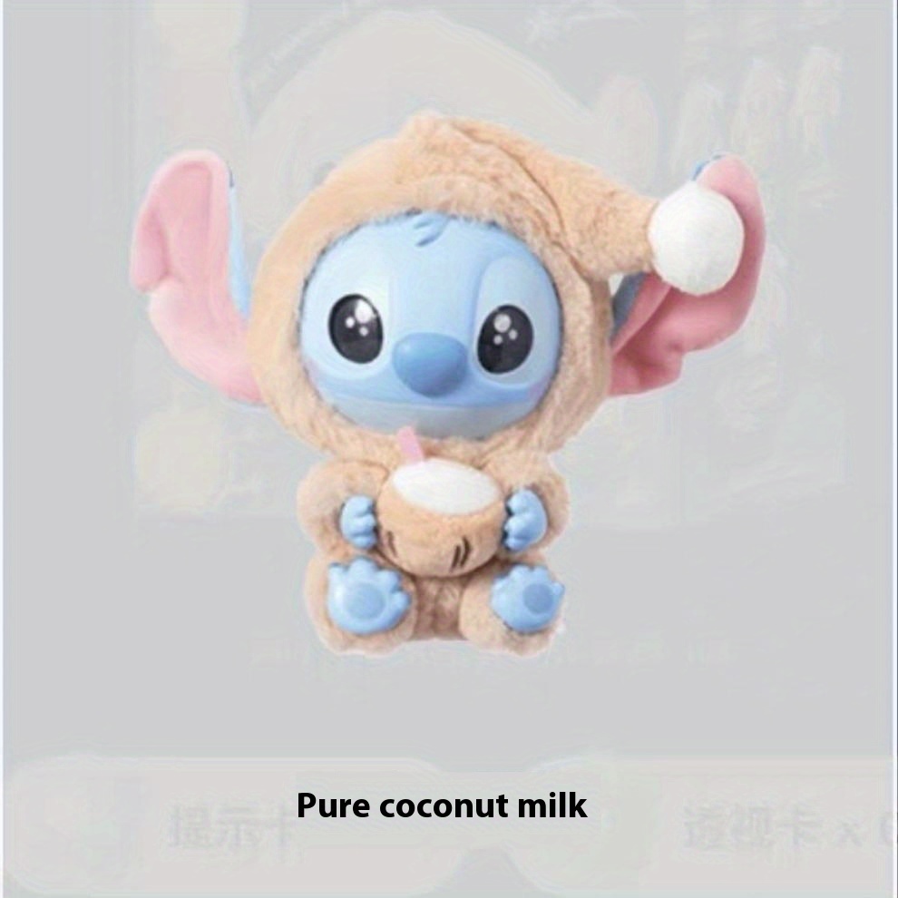 Stitch Vinyl Plush Doll Mystery Box - Surprise Character Expression & Accessory! Official Stitch Collectible, Pastel Colors (Blue, Pink, Yellow,) - Birthday, Christmas, Halloween Gifts for Kids & Fans - Anime Decoration, Best for Christmas