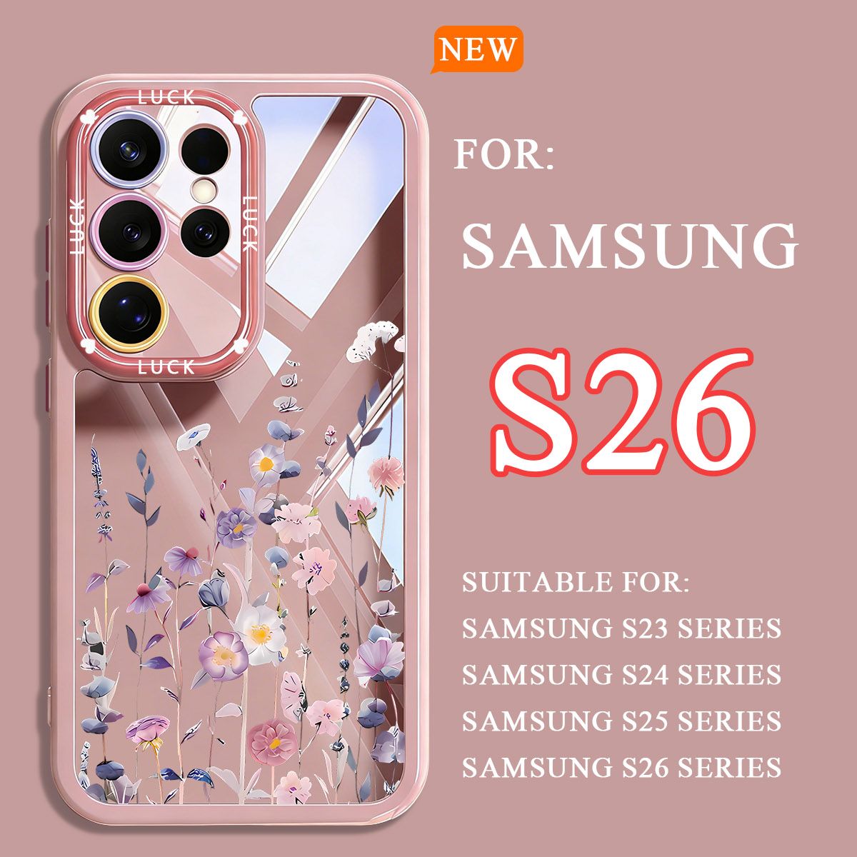 Ohišje za telefon: Preprosto in ljubko kreativno risanično ohišje za par, primerno za for Samsung S26 Ultra/S25 Plus/Galaxy S24/Galaxy S23