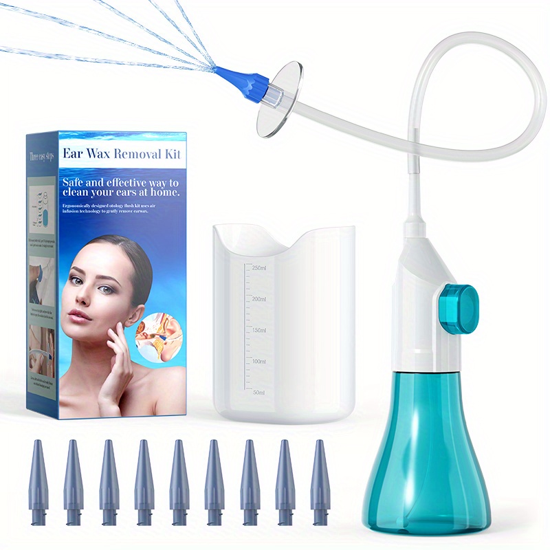 Image of Ear Wax Removal, Ear Cleaner, Earwax Removal Kit, Manual Ear Irrigation Flushing System, Ear Cleaning Kit, Safe And Effective To Clean Ear Wax