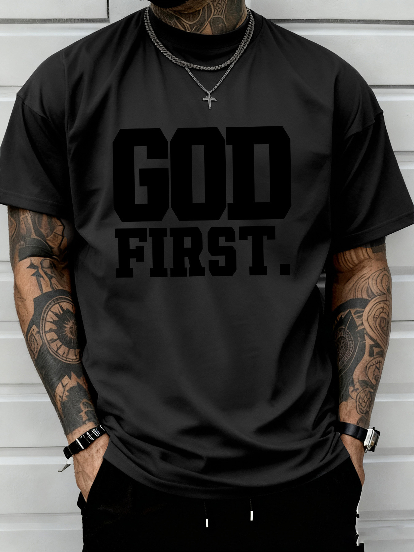 casual t shirts for men sold on Temu United States