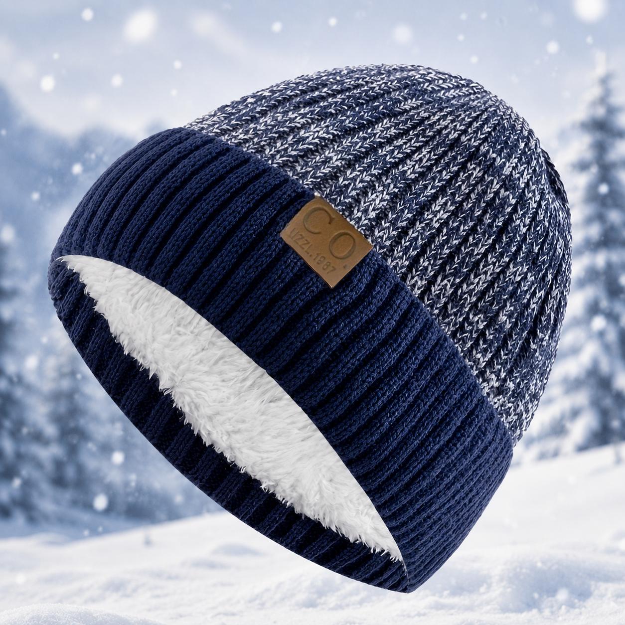 TEMU Winter Plush Ted Hat, Unisex Thick -proof Ted - Simple And Versatile, The Perfect Winter Gift - Available In 5 Colors