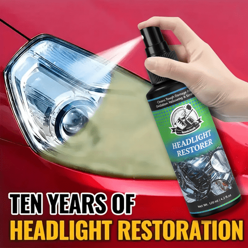 headlight restoration kit complete headlight removes oxidation and discoloration restores headlight enhances gloss and brightness