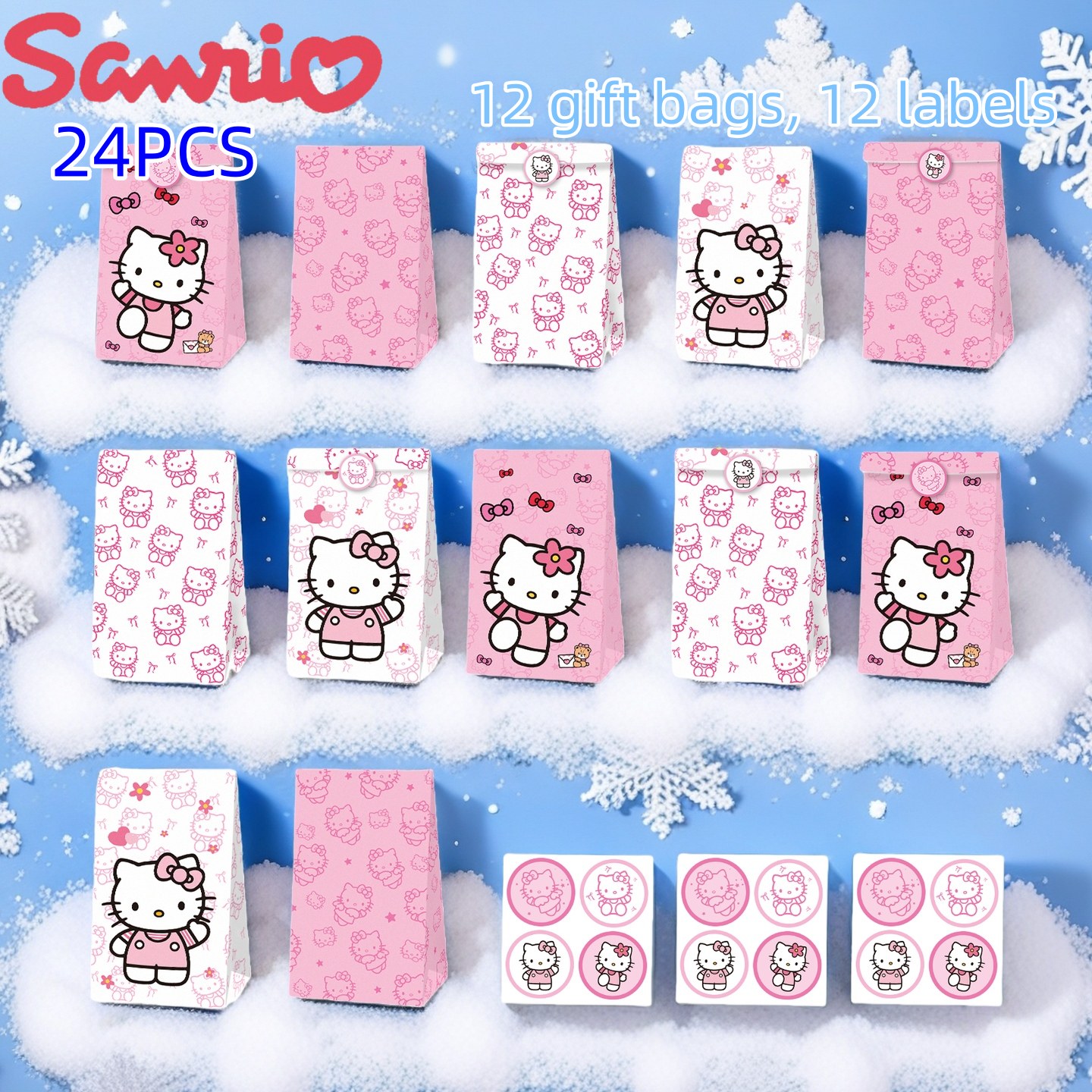 E-shop Geschenk für Sie/Ihn 24-teilig/Set - Sanrio-Hello Kitty-Party Handtasche Geschenktüte/ Packs - Themen Geschenktüte, Geburtstagsparty Süßigkeiten