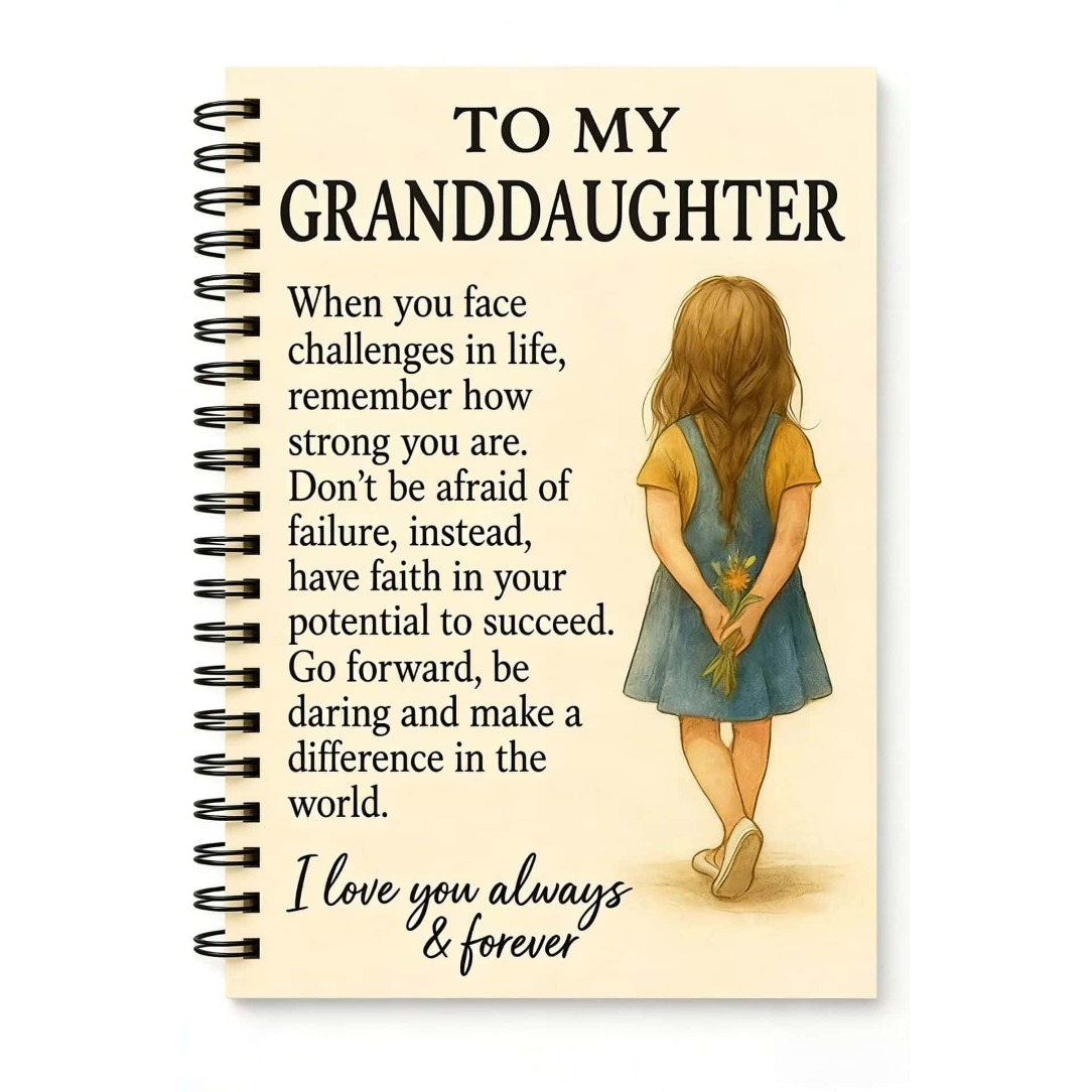 TEMU Grandmother And Granddaughter Inspirational Journal—a Powerful Grandparent Gift Featuring "to My Granddaughter" Message, Letters Of And Success,