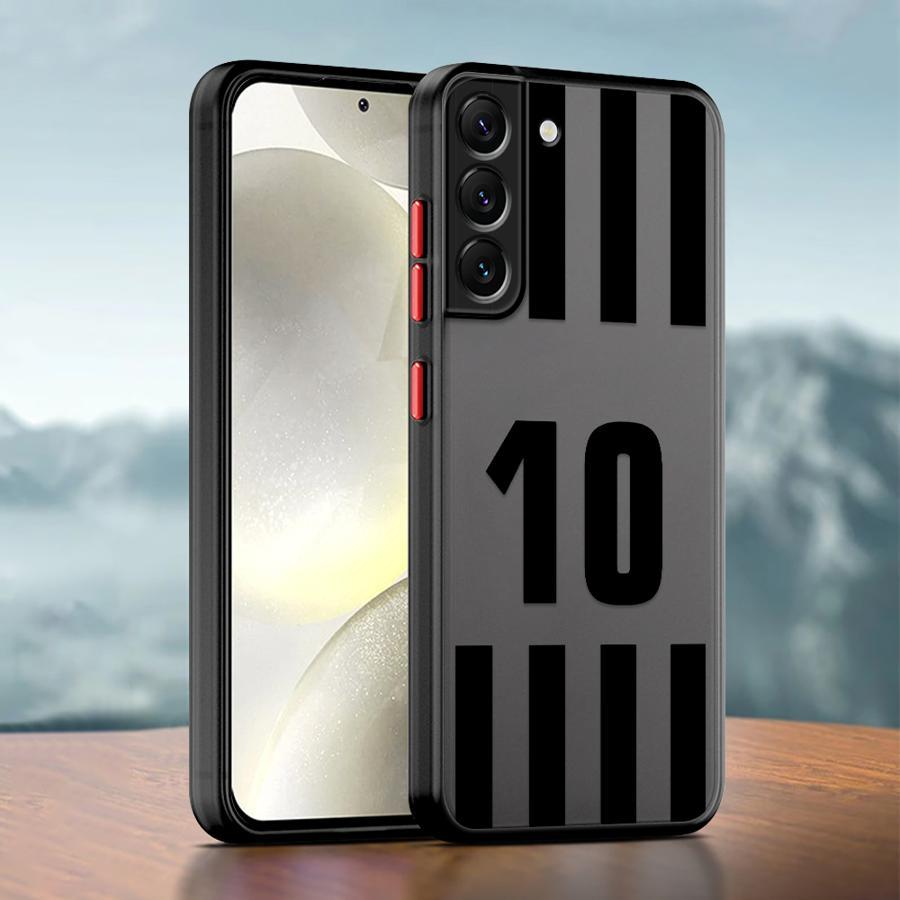 TEMU Custodia morbida per for samsung per modelli for galaxy con numero di maglia del di calcio 10, compatibile con A33, A54, A32, A53, A21S, A34,