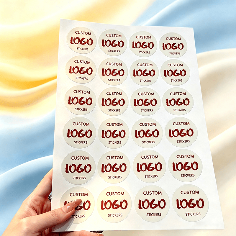 Custom Personalized Sticker Labels, Available in Multiple Sizes
