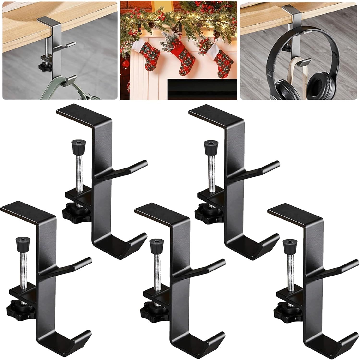 6 Aiguilles à Perles Big Eye - 2 Tailles (5,5cm/7,5cm) - Acier Inox - Boîte Stockage