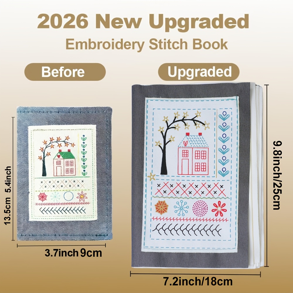 Upgraded 96pcs Sewing Tool Set with Large Embroidery Manual
