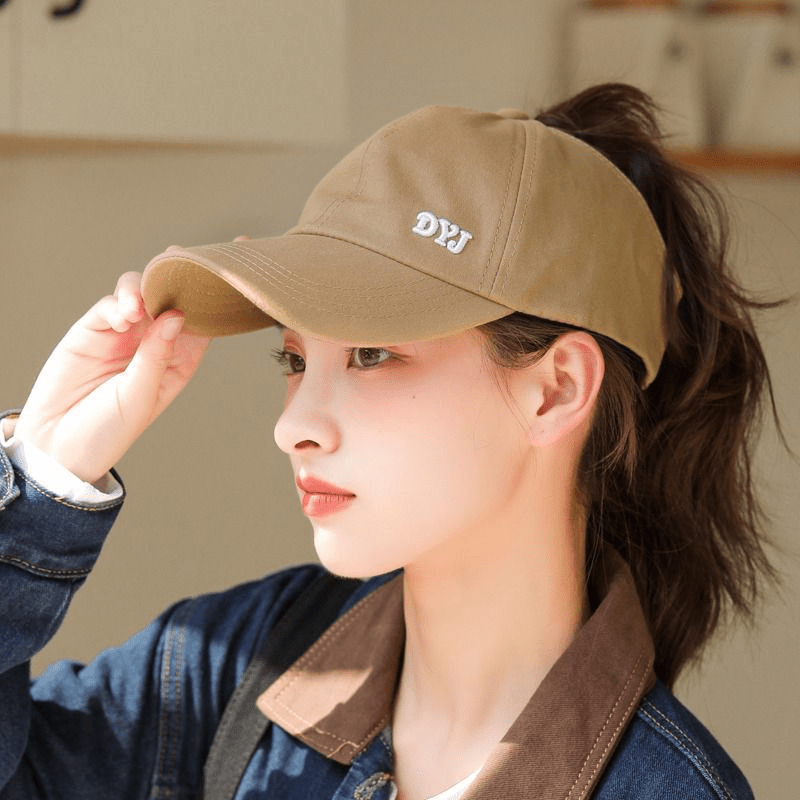 womens adjustable high ponytail baseball cap breathable Temu Bahrain