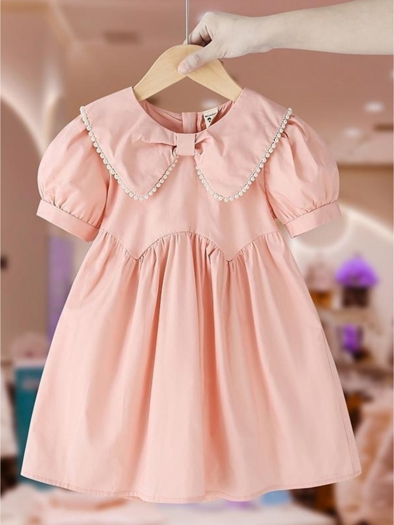 cute pink dresses for kids sold on Temu United States