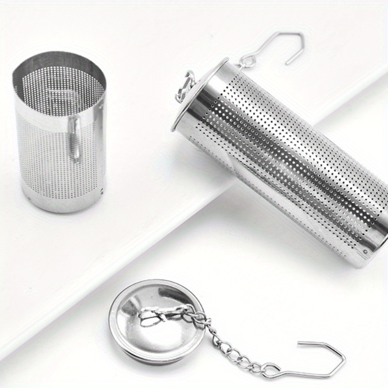 stainless steel tea infuser ball versatile kitchen dining tool for loose leaf tea soup spices seasonings details 3