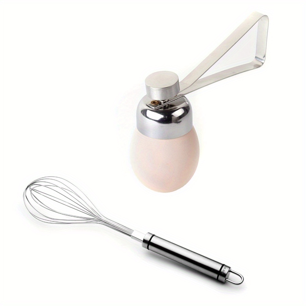 1Pcs Semi-Automatic Pinhole Egg Piercer Safety & Easily Kitchen Pricker Egg Piercer Tool Egg Opener For Raw Soft Hard Boiled Egg