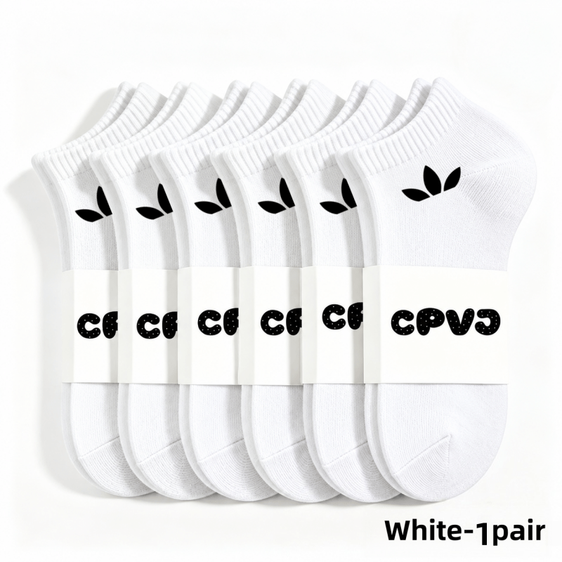 TEMU 5 Paires/3 Paires/1 Paire de Chaussettes d'Été Unisexe Respirantes - de Voyage Léger, Chaussettes /Noir Pur, Couture Anti-Transpiration Couleur