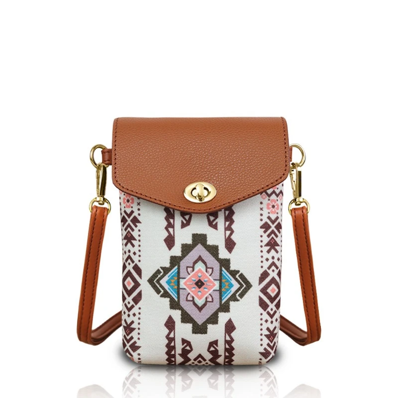 womens vintage crossbody bag bohemian crossbody bag womens small phone bag details 8