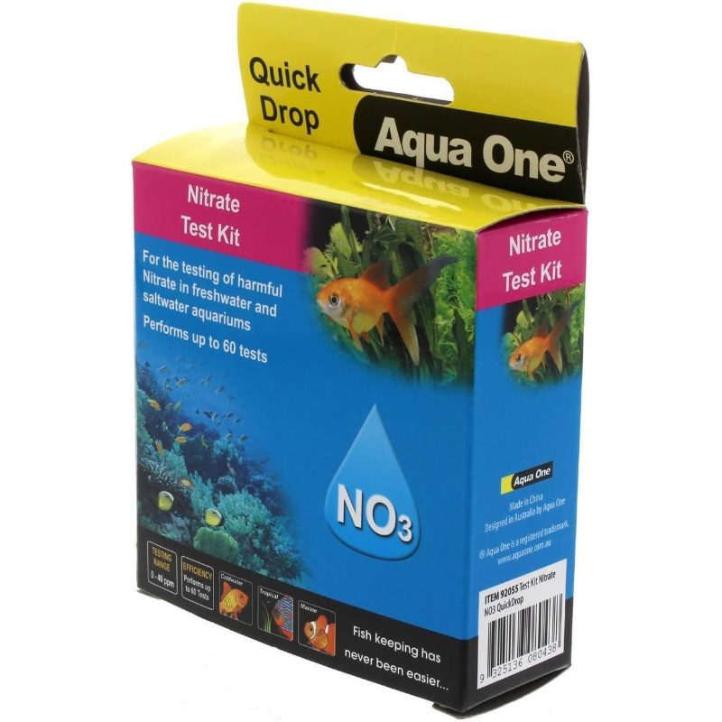 Aquarium Nitrate Kit NO3 Quick Drop 92055 Fish Aqua One