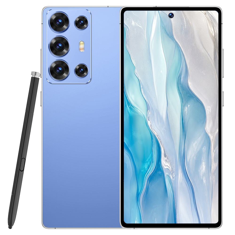 TEMU Appareil débloqué carte SIM, voyage, écran tactile HD 6,8 pouces, 4 Go de RAM, 64 Go de ROM, double SIM, déverrouillage facial, pack complet,
