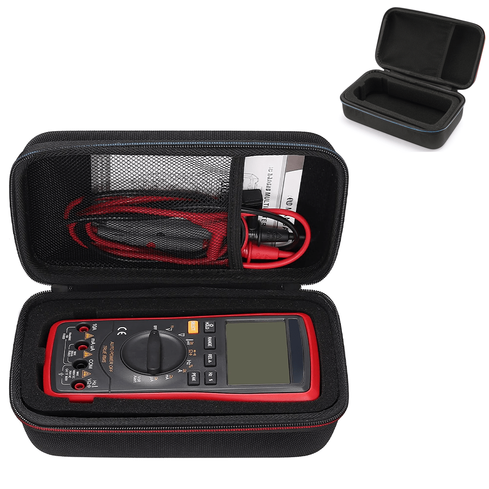 

Waterproof Digital Multimeter Carrying Case - Portable Storage Bag For , , , & More - Black