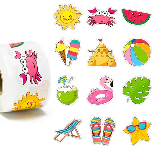 beach stickers sold on Temu Australia