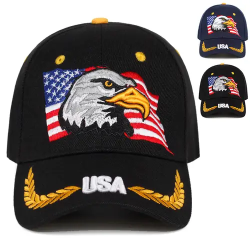ar brand usa embroidery baseball cap for men 100 polyester adjustable outdoor sun protection hat for spring autumn travel beach and party