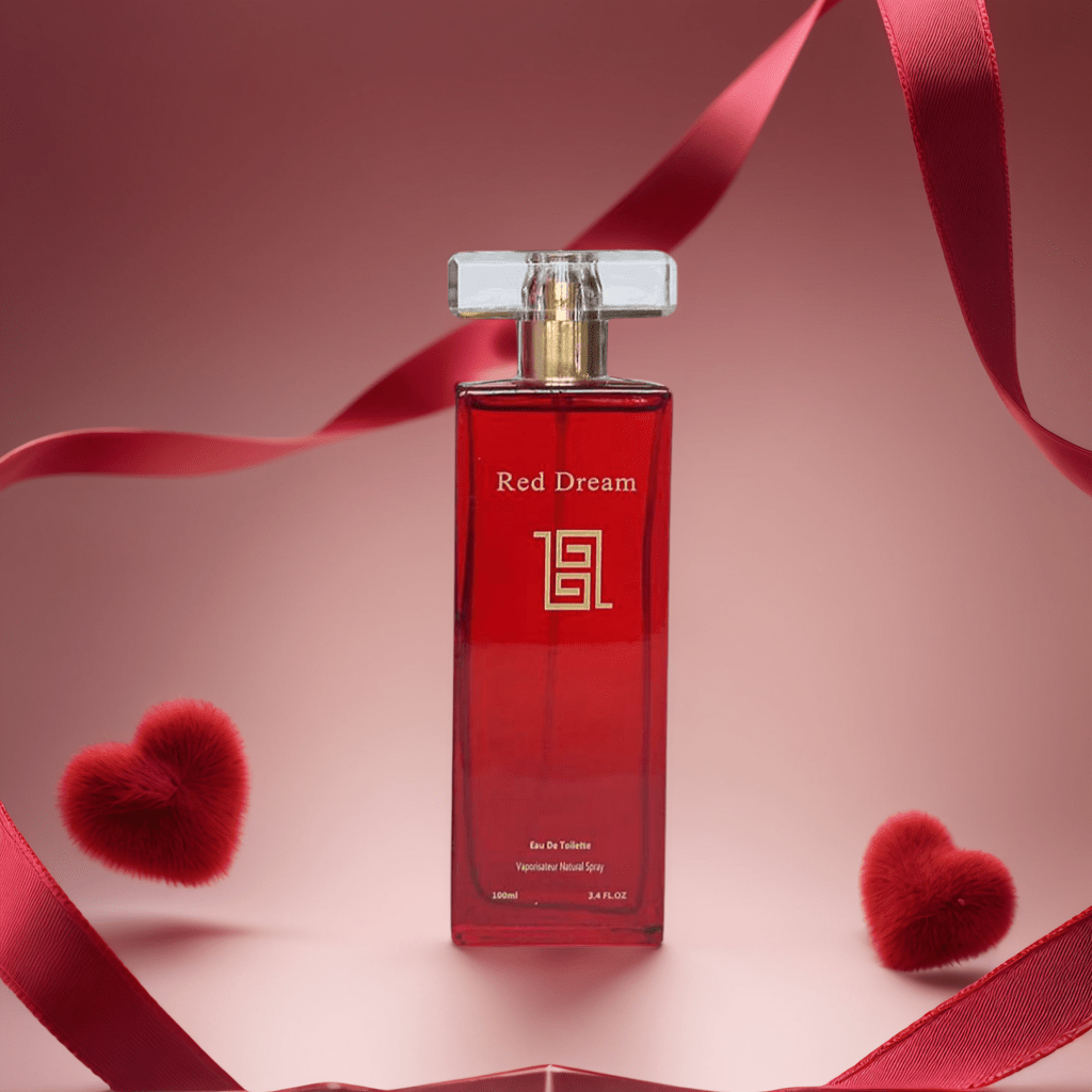 3.4fl.oz Women's Luxury Perfume - Long-Lasting Floral Scent, Golden Heart-Shaped Accent Bottle
