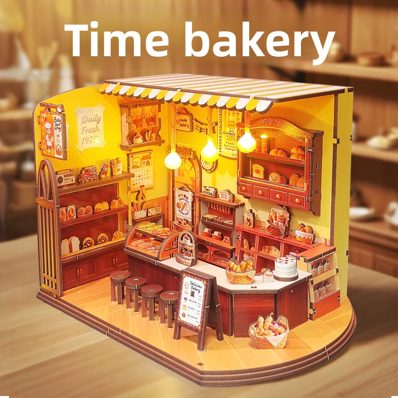 Melody Jane Puppenhaus-Zubehör – Bäckerei-Tabletts, Miniatur-Küchenzubehör, Maßstab 1:12