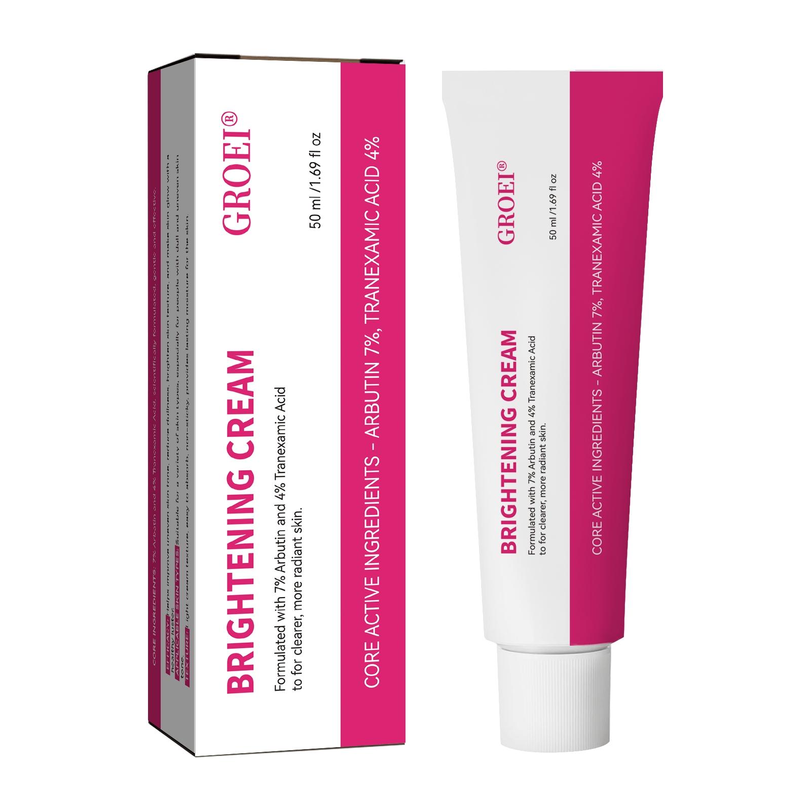 Image of 3pcs Multi-functional Face Brightening Cream, For Use Morning And Night, Targets Skin, , Sagging Skin, , Dehydration, And Lack Of Elasticity. Lightning-fast Moisturizing Absorption, Non-greasy