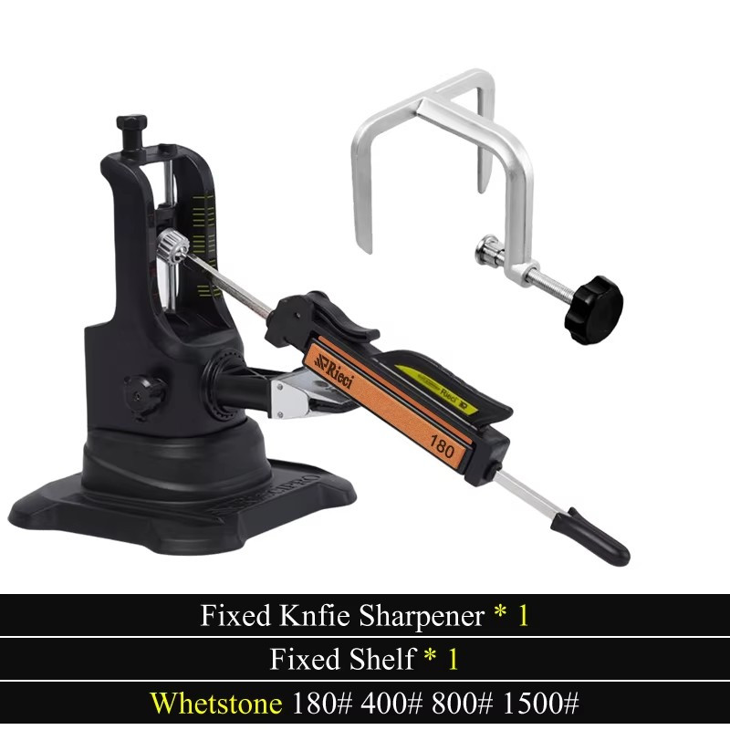   iii professional knife sharpener system   iii professional knife sharpener system cast iron construction manual sharpening with 4 whetstones non   knife   tool details 8