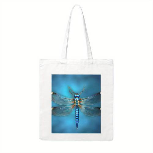 print white canvas tote bag reusable high quality lightweight unisex shoulder bag with double handles 13 78x15 75 inch for gym beach work shopping daily