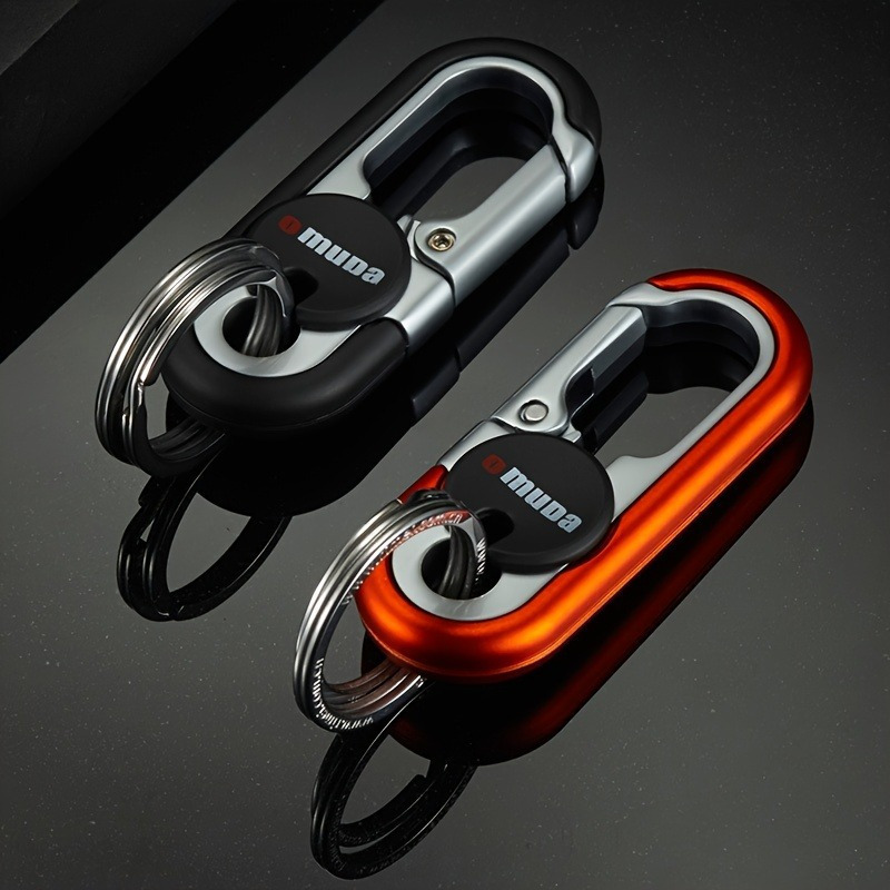 

1pc Zinc Alloy Carabiner Clip Keychain - Metal Alloy Key Holder, , Men's Waist Hanging Accessory