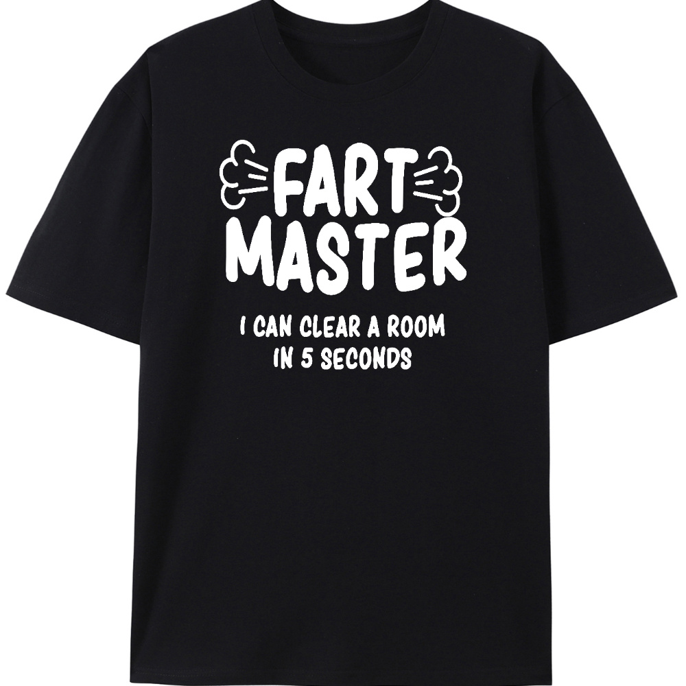 

Fart Master I Can Room In Funny Joke Spoof Humor Gift T Shirt