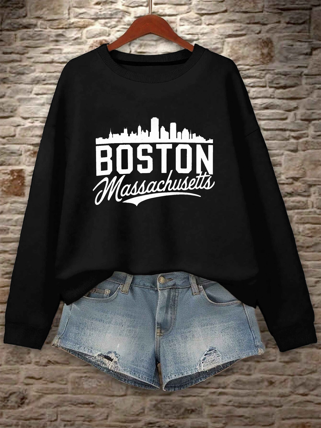 boston sweatshirt sold on Temu United States