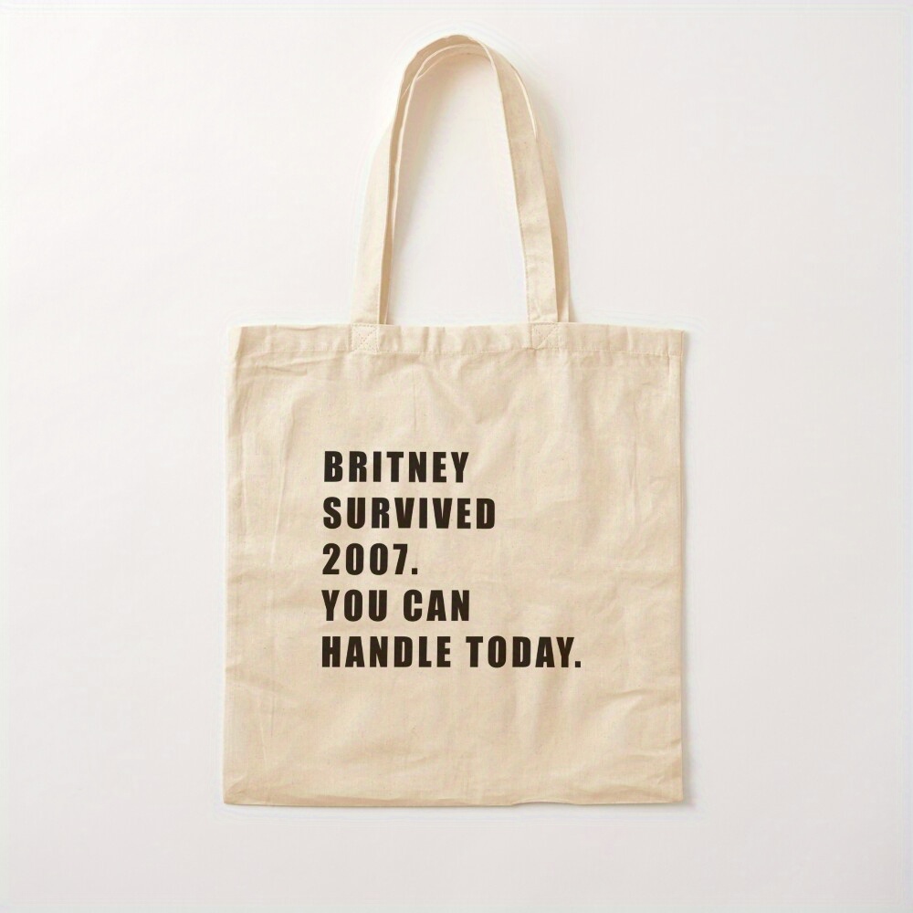 TEMU Through 2007. You Can Manage Today. Tote Bag With Free Delivery For Holidays And Gifts