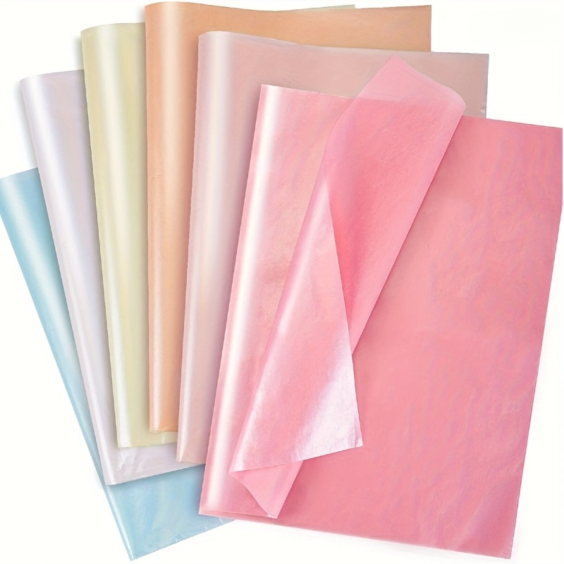 E-shop 19,69 x 13,78 Zoll farbiges Seidenpapier-Geschenkpapier, geeignet für Ostern, Hochzeiten, Geburtstage DIY-Bastelarbeiten