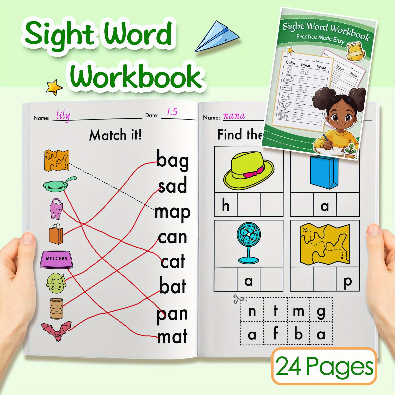 Color Your Words: A Fun and Interactive Workbook for Kids to Practice Writing and Build Vocabulary