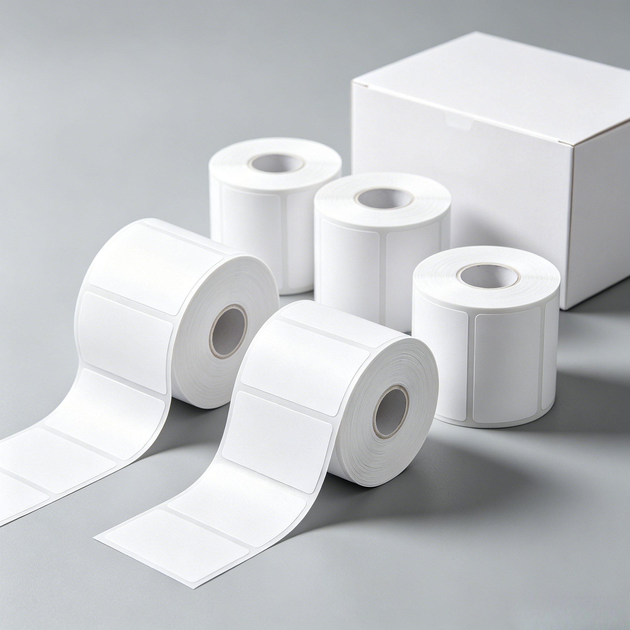 TEMU Ensemble d'économies de 900 autocollants thermiques (5 rouleaux, 180 autocollants/rouleau), 50X40 mm, auto-adhésifs, résistants à l'huile et à