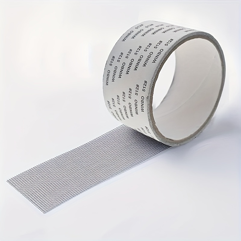 TEMU 2pcs Waterproof Screen Tape, Self-adhesive Insect Net Repair Tape, Strong Adhesive For Doors/curtains, Other Materials, Recommended For Plastic