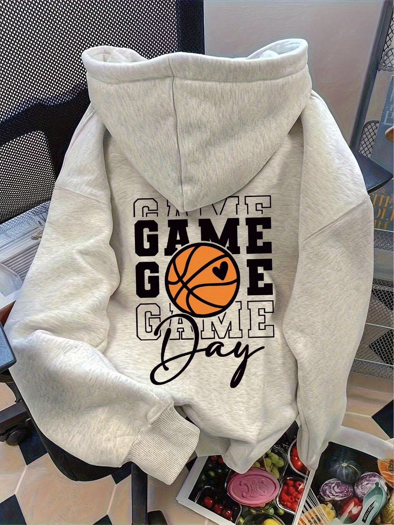 basketball hoodie sold on Temu United States