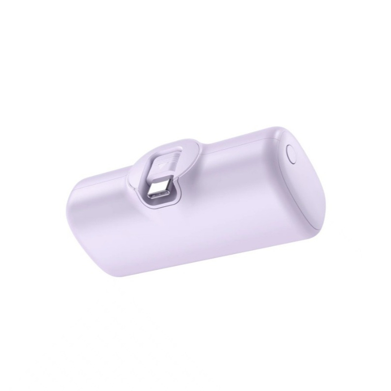 E-shop 22,5W Schnellladung, 5000mAh Mini-Powerbank, USB-C Powerbank, USB Typ-C, -Netzteil, wiederaufladbarer Lithium-Polymer-Akku, geeignet für iPhone