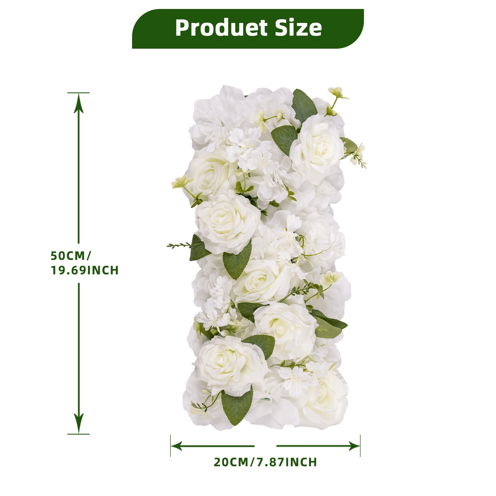 6 Pack Realistic Artificial Flower Garlands, Lifelike Floral Vines For Wedding Arch, Table Runner, Wall, Stair And Party Decor, Romantic Faux Floral Decor For Home