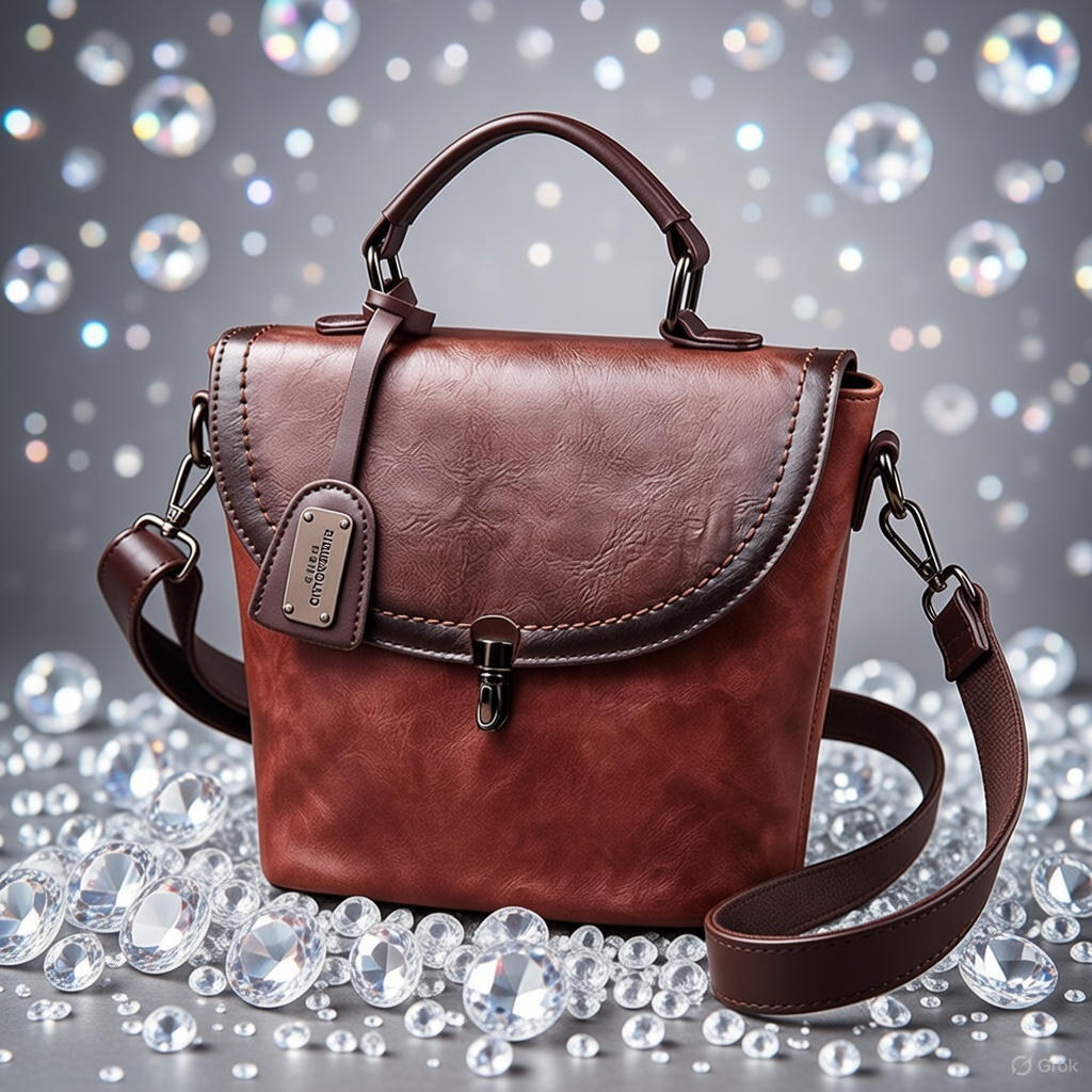 2026 Style Hand- Rubbed Vintage Style Shoulder Hand- Carrying Cross- Body Fashion Versatile Bucket Bag For Women