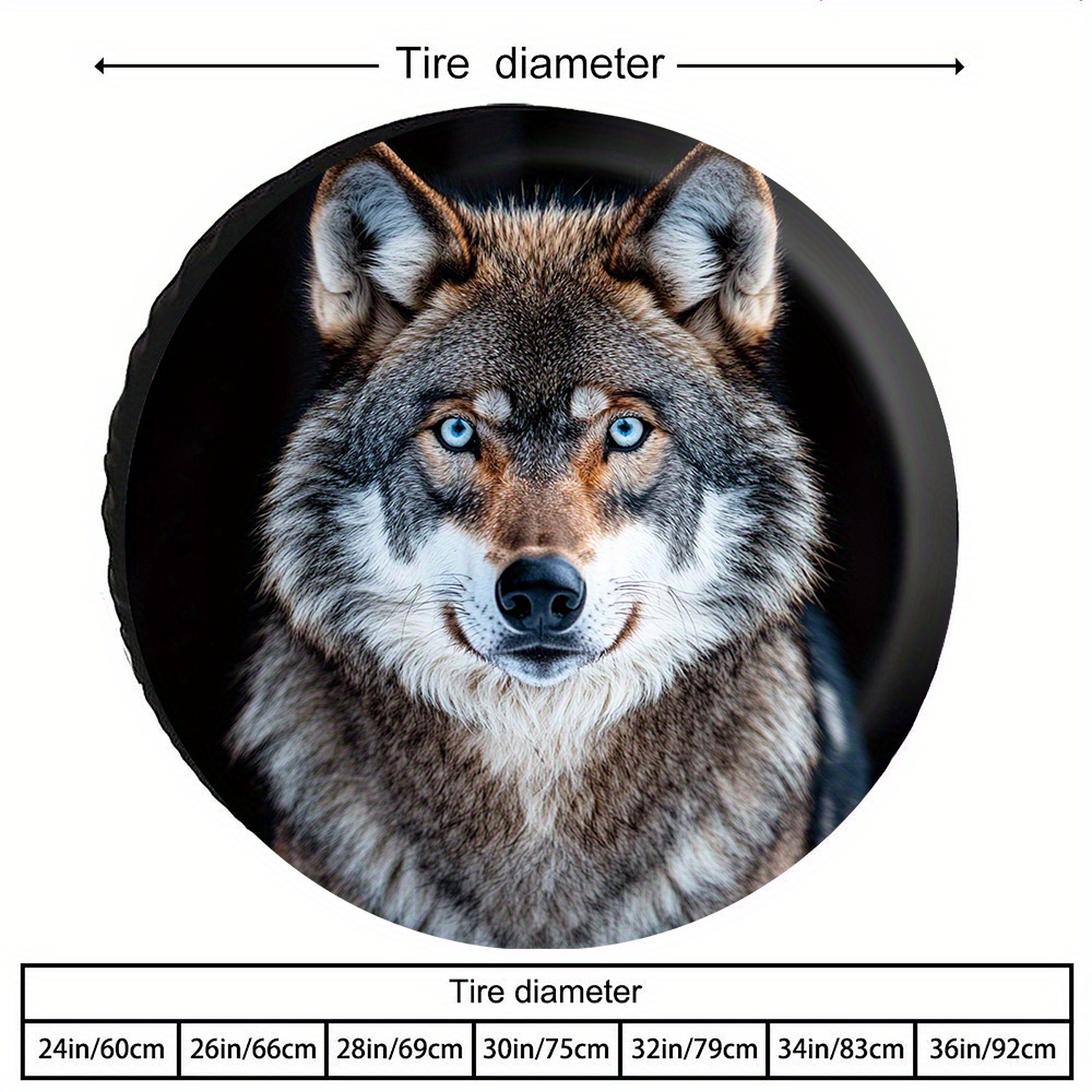 TEMU Dragon Pattern Tire Protector For Large Suvs, Hard Bikes, , Vehicles - Stylish And Durable Protection For Your Wheels