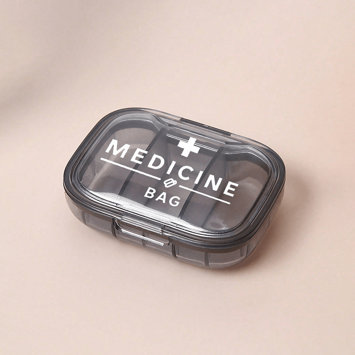 Portable Mini Storage Box with Printed Cross and Letters