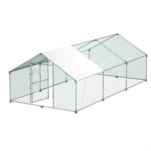 outdoor small animal cage outdoor fence locked chicken coop covered poultry cage 3x2m 3x4m 3x6m 3x8m