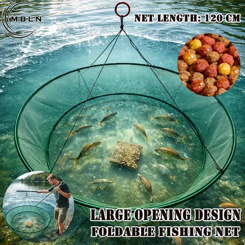 Spring Trap Ring crab net sold on Temu United States